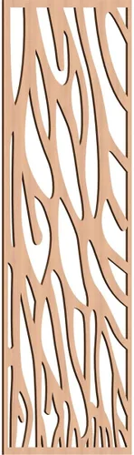 Vista 46 de 9 3/8"W x 24 3/8"H x 1/4"T Bristol Decorativos Paneles de Pared de Madera Calado, Cereza