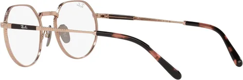 Vista 5 de Ray-Ban RX8265v Jack - Marcos redondos de titanio para gafas graduadas