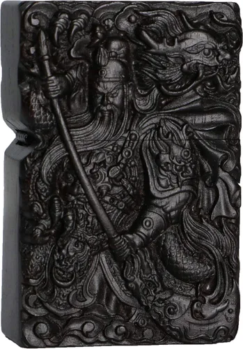 Vista 36 de Caja de carcasa de madera de ébano negro natural tallada para módulo Zippo (Serpiente Cobra)