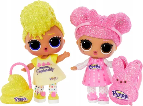 Vista 8 de L.O.L. Surprise! LOL Surprise Loves Mini Sweets Peeps - Pollito duro con muñeca coleccionable, 7 sorpresas, tema de primavera, muñeca de edición