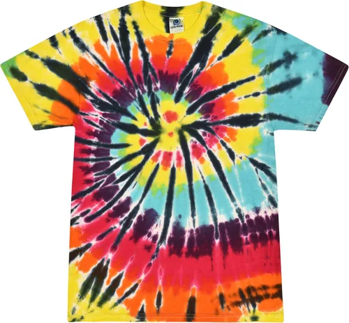 Vista 81 de Colortone Camisetas Tie Dye para Hombre y Mujer - Camisetas de manga corta unisex Tie-Dye para adultos Acadia