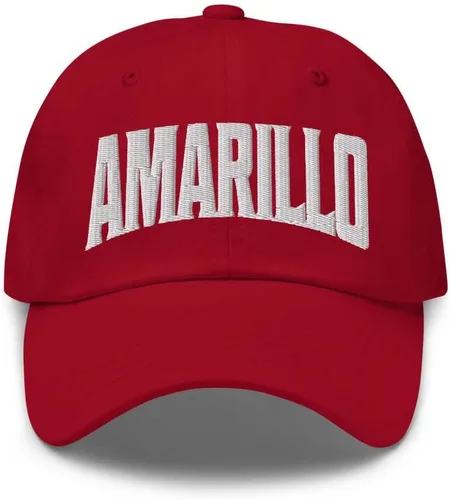 Vista 12 de Amarillo Baseball Cap Amarillo Dad Hat Texas TX Hat Embroidered Souvenir