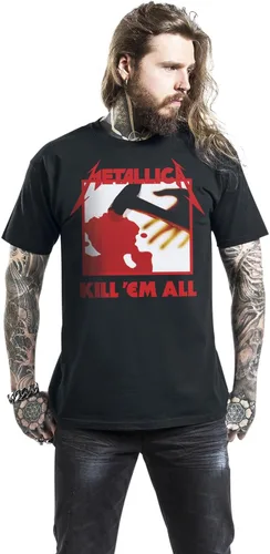 Vista 5 de Metallica Camiseta Kill 'Em All Tracks (Back Print) para hombre