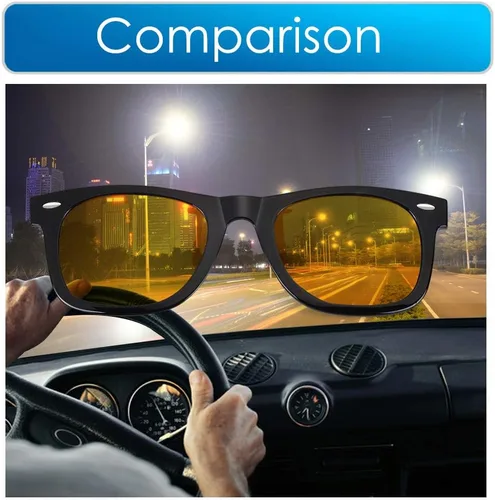 Vista 2 de Gafas de sol con clip de polarización con clip para el aire libre azul Moderado