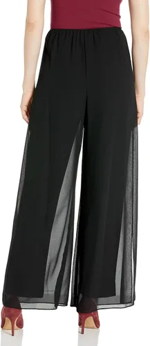 Vista 2 de Alex Evenings Pantalón de vestir de pierna ancha para mujer (regular y pequeño)