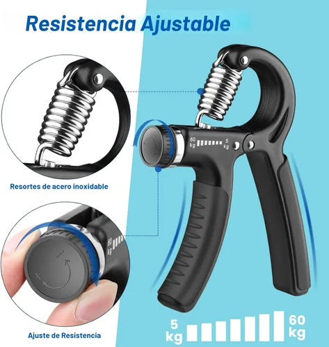 Vista 3 de AIXPI Grip Strength Trainer, Hand Grip Exerciser Strengthener with Adjustable Resistance 11-132 Lbs (5-60kg), Forearm Strengthener, Hand Exerciser