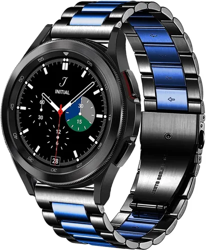 Vista 25 de DEALELE - Correas compatibles con Samsung Galaxy Watch 7 / FE / 6/6 Classic / 5/5 Pro / 4/4 Classic/Galaxy 3 de 41 mm, correa de repuesto de metal