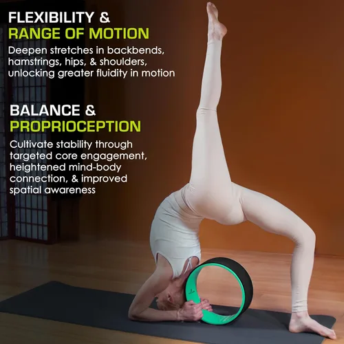 Vista 3 de ProsourceFit Soporte de rueda de yoga
