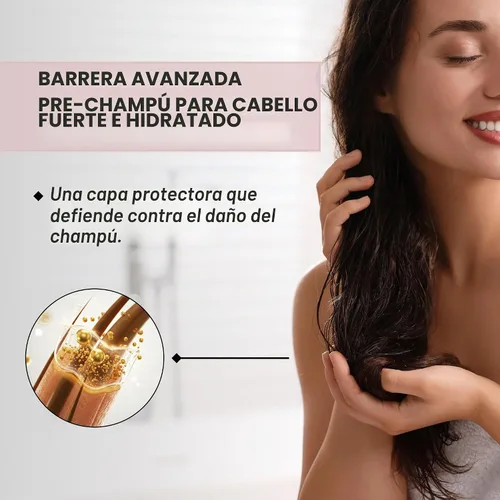 Vista 3 de Fashion Gold Ybera Paris Protect Poo - Tratamiento pre-champú, 10.1 fl oz