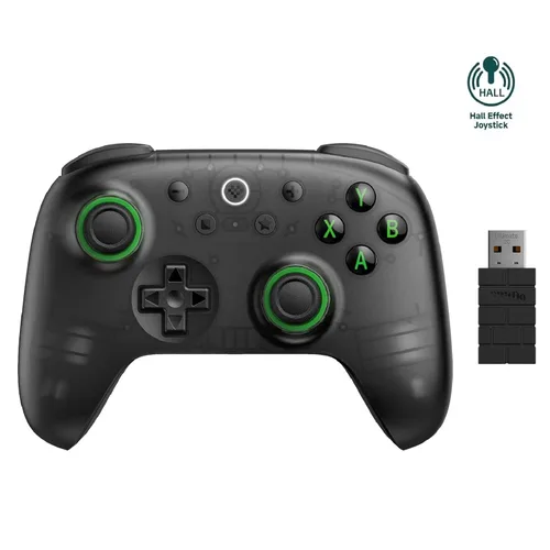 Vista 9 de 8Bitdo Ultimate 2C Wireless Controller for Windows PC and Android, with 1000Hz Polling Rate, Hall Effect Joysticks and Hall Triggers, and Remappable