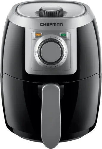 Vista 10 de CHEFMAN - Freidora de aire mini de 2 cuartos de galón – Freidora de aire compacta y ahorradora de espacio digital con canasta antiadherente y apta
