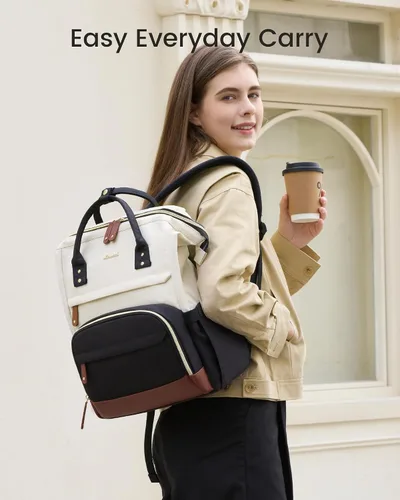 Vista 7 de LOVEVOOK Mochila para laptop para mujer, 15,6 pulg.