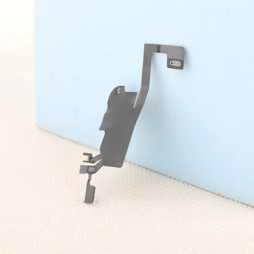 Vista 8 de Altavoz auricular para iPhone 13 - Reemplazo con luz, sensor de proximidad, cable flexible y herramientas
