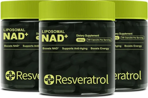 Vista 10 de Suplemento NAD+, resveratrol de ribósido de nicotinamida NAD, NAD liposomal, alternativa de suplemento NMNH para antienvejecimiento, claridad mental