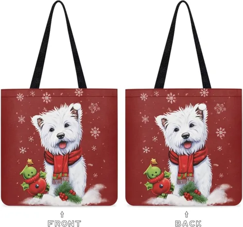 Vista 3 de Bolsa de tela para mujeres y niñas, bolsas de comestibles reutilizables
