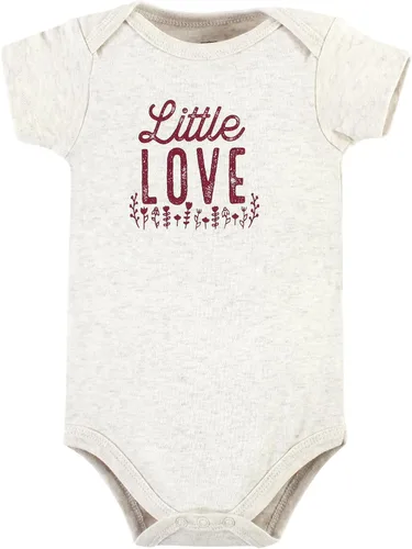 Vista 62 de Hudson Baby baby-girls Cotton Bodysuits 3-pack