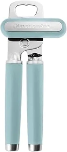 Vista 14 de KitchenAid Classic - Abrelatas y sacacorchos multifunción de fácil uso, rueda de corte de acero inoxidable ultra afilada, mangos ergonómicos suaves