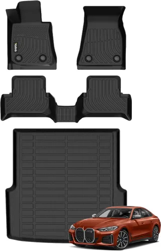 Vista 197 de Tapetes de piso para todo clima y forro de carga con respaldo para Chevrolet Suburban de 7 asientos 2021-2025 / GMC Yukon XL de 7 asientos