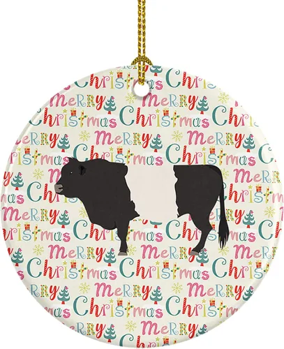 Vista 82 de Caroline's Treasures Adorno de cerámica de avestruz común para árbol de Navidad, decoración colgante para el hogar, Navidad, vacaciones, fiesta