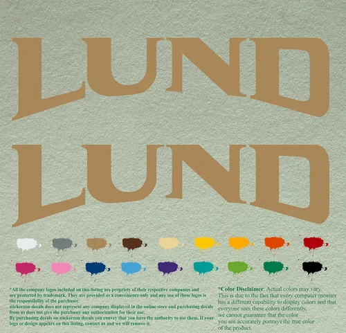 Vista 8 de Pair Lund - Calcomanías de vinilo de repuesto compatibles con lancha, motor fuera de borda, juego de 2 (12 pulgadas, negro 070)