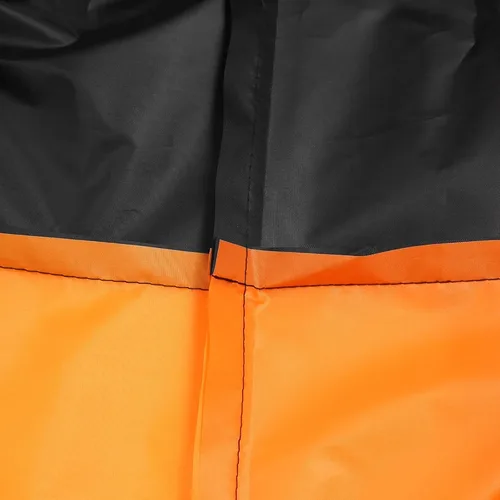 Vista 6 de uxcell L 190T protector de polvo de lluvia negro+naranja scooter motocicleta cubierta 86 "para Harley Davidson