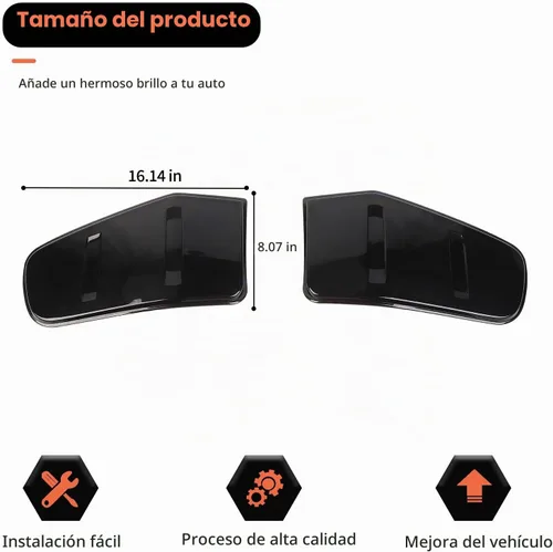 Vista 4 de RT-TCZ Cubierta de lámpara de luz trasera, marco de guardia, biseles, accesorios de decoración para Ford Mustang (2010-2012 negro ahumado)