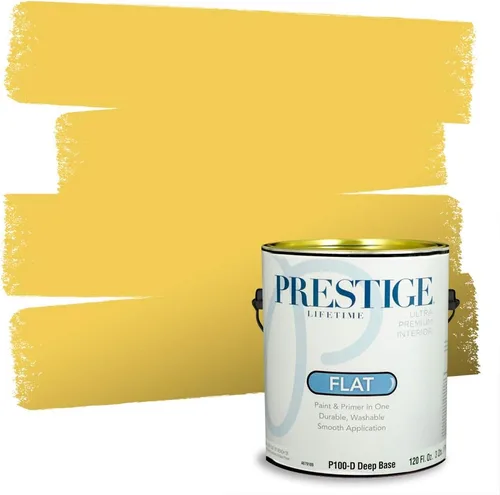 Vista 94 de PRESTIGE Pinturas de pintura exterior e imprimación en uno, 1 galón, plano, combinación comparable de Benjamin Moore* Pila de heno