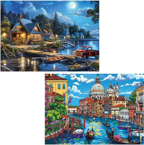 Vista 16 de EWJRNSF Kits de pintura de diamantes 5D para adultos principiantes, juegos de arte de diamantes, pintura de gemas y manualidades, decoración
