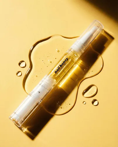 Vista 4 de Twinkled T Nail Honey - Tratamiento orgánico de fortalecimiento de uñas para el crecimiento, la fuerza y la humedad, mezcla de aceite para cutículas