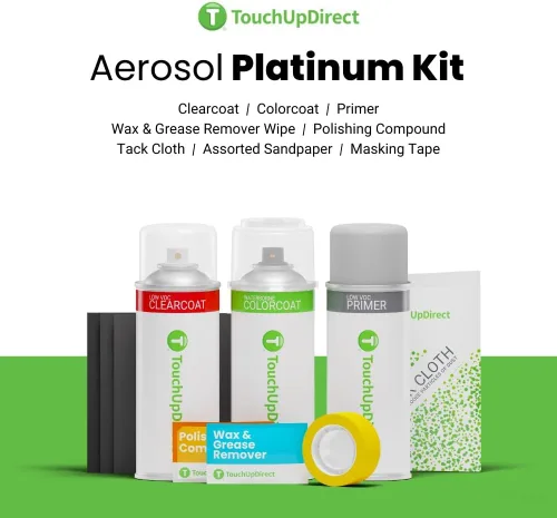 Vista 13 de TouchUpDirect 300 Alpine White III - Aerosol de pintura de retoque compatible con BMW Exact Match - Kit esencial