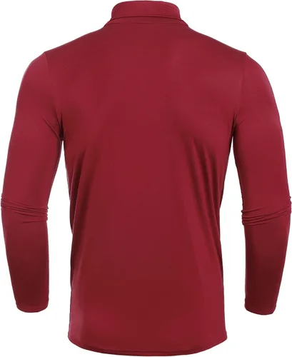 Vista 3 de nine bull Camisetas térmicas casuales para hombre, manga larga, ajustadas, básicas, suaves, ligeras, cuello alto