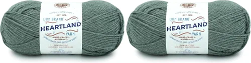 Vista 49 de Lion Brand Yarn Heartland Yarn, Hilo de Peso Medio para Tejer, Ganchillo y Manualidades, 1 Paquete, Great Smoky Mountains Grandes Montañas Humeantes