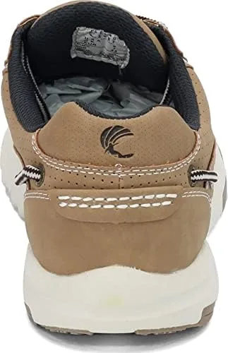 Vista 4 de Island Surf Men's Company, Atlantic Boat Shoe TAN 13 M, Beige Bronceado