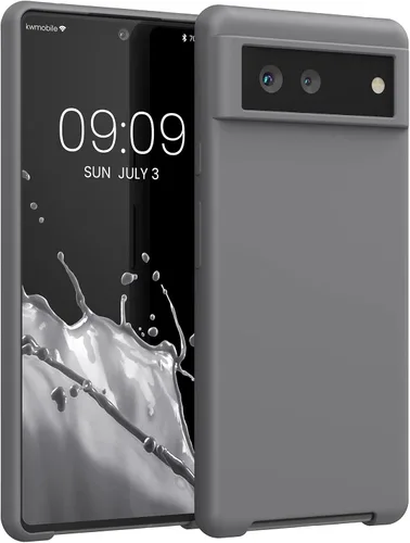 Vista 292 de kwmobile Funda Compatible con Google Pixel 6 Pro - Funda de Teléfono de Silicona TPU con Acabado Suave - Azul Caribe