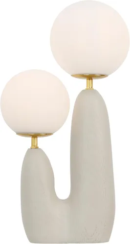 Vista 7 de JONATHAN Y JYL4065B Oda - Lámpara de mesa LED de cactus danés de 17.75 pulgadas con 2 luces de resina bohemia, hierro y vidrio esmerilado