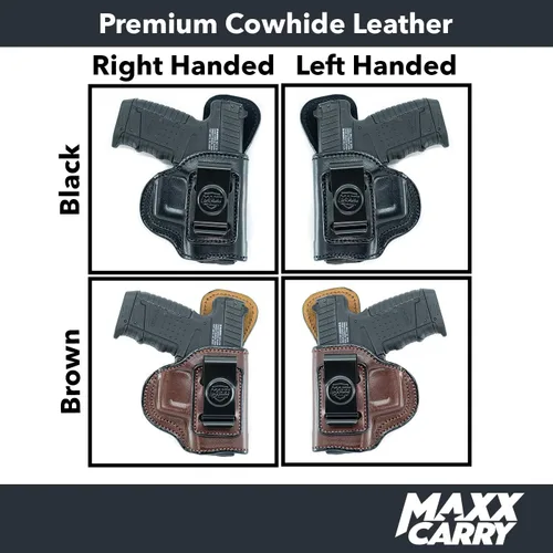 Vista 4 de Maxx Carry Funda de cuero para Walther CCP. Funda IWB con clip oculto para llevar