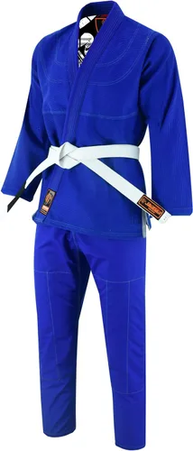 Vista 4 de Katana samurái vintage interior sublimado Pro brasileño Jiu Jitsu BJJ Kimono Gi Unisex - Cinturón incluido