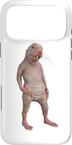 Vista 22 de Live Weird - Carcasa para iPhone 17, diseño de ratas topos desnudas