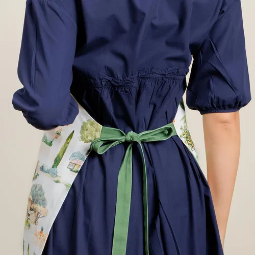 Vista 624 de Maison d' Hermine Delantales para mujer con bolsillo, 100% algodón (27.50 x 31.50 pulgadas)