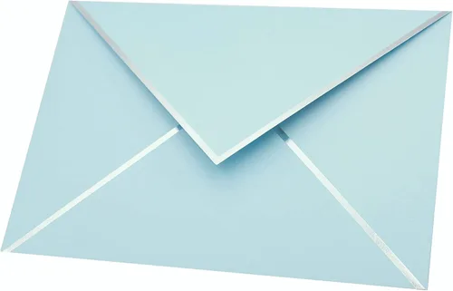 Vista 3 de Sobres A7 – Sobres de correo de lujo con solapa en V para tarjetas de 5 x 7 pulgadas – para bodas, invitaciones, baby shower, fotos, graduación