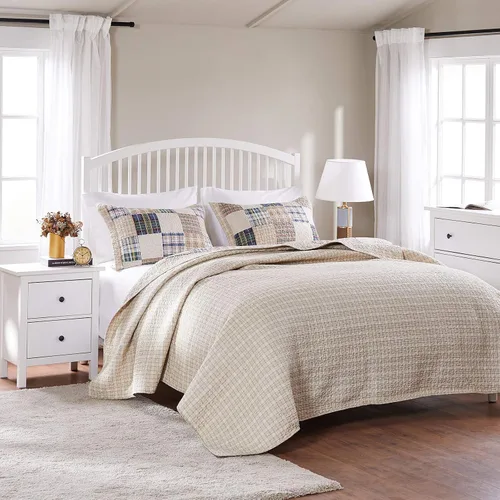 Vista 5 de Greenland Home - Juego de edredón Oxford de 2 piezas, individual, multicolor