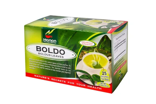 Vista 5 de Hanan Peruvian Secrets Boldo - Té de hierbas Boldo 100% natural 25 bolsas de té Actúa naturalmente como un laxante diurético y suave