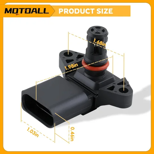 Vista 3 de Sensor de temperatura del aire de admisión para 2003-2006 Cummins Dodge Ram 2500 3500 Truck 5.9L 4984570