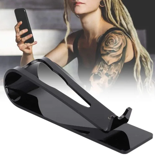Vista 5 de Yctze - Soporte para bolígrafo de tatuaje, soporte de acrílico para bolígrafo de tatuaje con ranuras en forma de U, soporte para bolígrafo