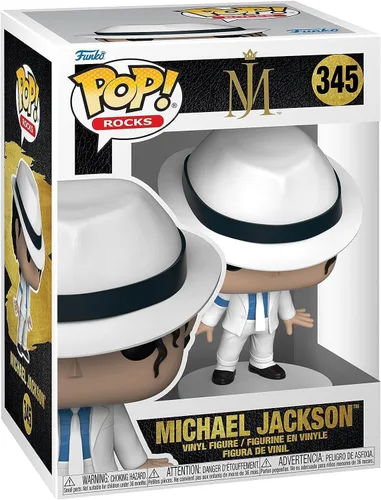 Vista 2 de POP Rocks: Michael Jackson - Figura de vinilo Smooth Criminal Funko (Lean) (paquete con funda protectora de caja compatible), multicolor, 3.75