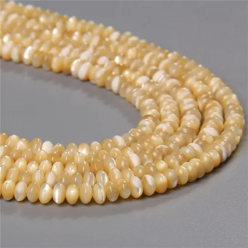 Vista 16 de Los granos naturales del espaciador del tubo del grano de Shell de agua dulce teñidos madre de perlas flojas para la fabricación de la joyería, 1