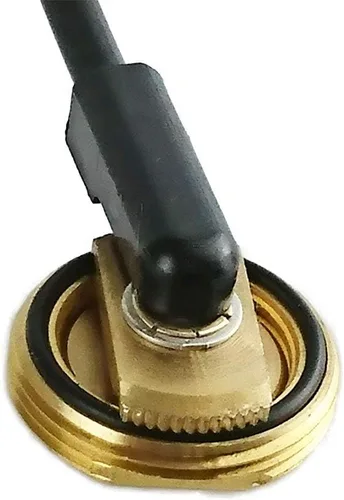 Vista 2 de Soporte de antena NMO de latón macizo con conector UHF macho PL259 cable coaxial RG58/U de 10 pies para antena celular Ham UHF VHF CB