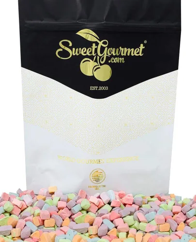Vista 12 de SweetGourmet Surtido de trozos de malvavisco deshidratados, encantos de malvaviscos de cereales (1.5 libras)
