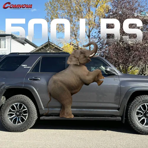Vista 8 de COMNOVA AUTOPART Estribos de aluminio compatibles con Honda Ridgeline 2006-2014. Estribos laterales Ridgeline de 6.5 pulgadas, barras Nerf escalones