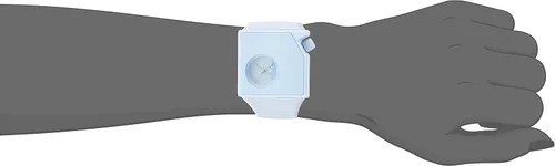 Vista 4 de Freestyle Reloj de esfera analógica con estampado cuadrado Vikki FS84970 para mujer, Azul